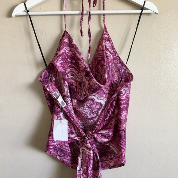 PLEIONE MULTI PRINTED SEXY CAMI TOP SIZE LARGE - Picture 7 of 10